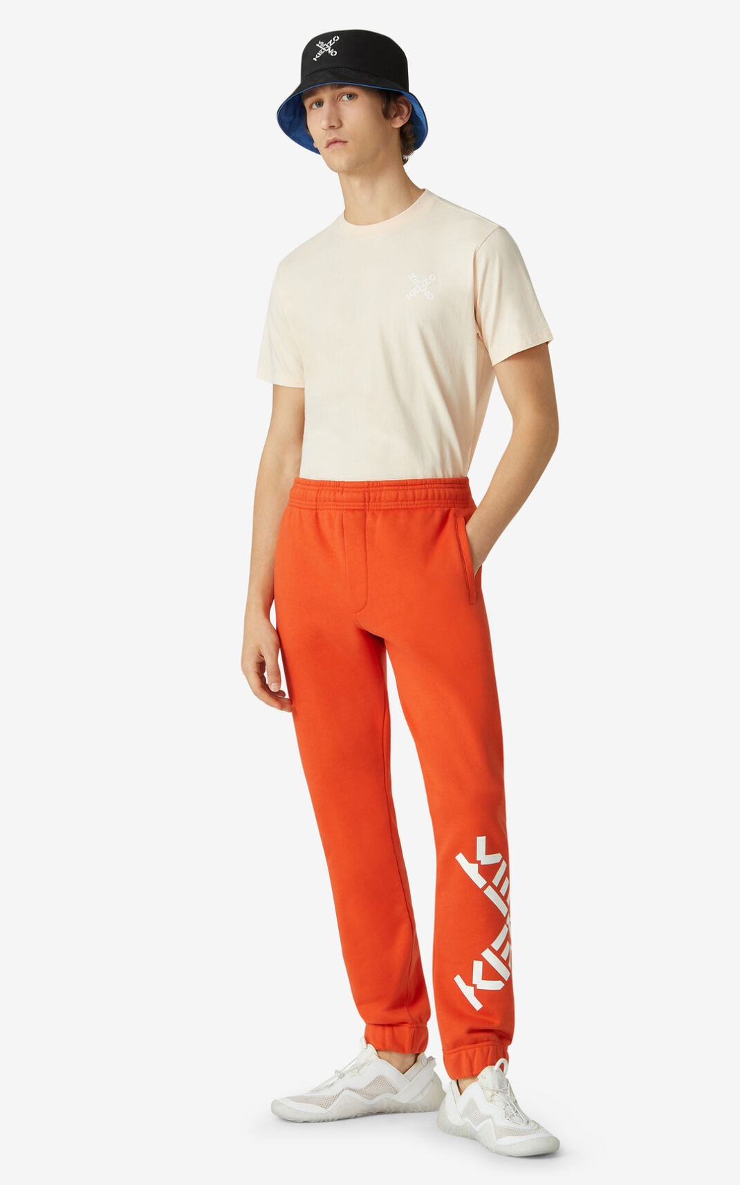 Kenzo Sport Big X Joggingbukser Herre - Dyb Orange DK-469279